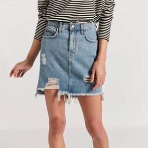 Current Elliot Women’s Denim Skirt 24 Blue